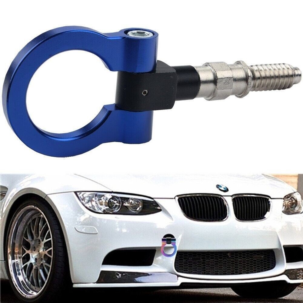 BLUE Tow Hook For Bmw E60 F10 E61 E63 E65 E90 E39 E92 E91 E46 E36 Z4 M3 M5 M6 M2