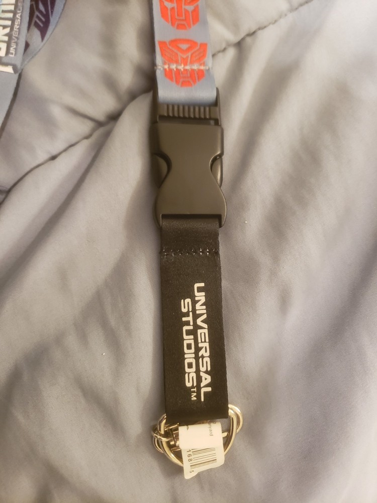 Universal Studios Transformers Shields Lanyard NEW
