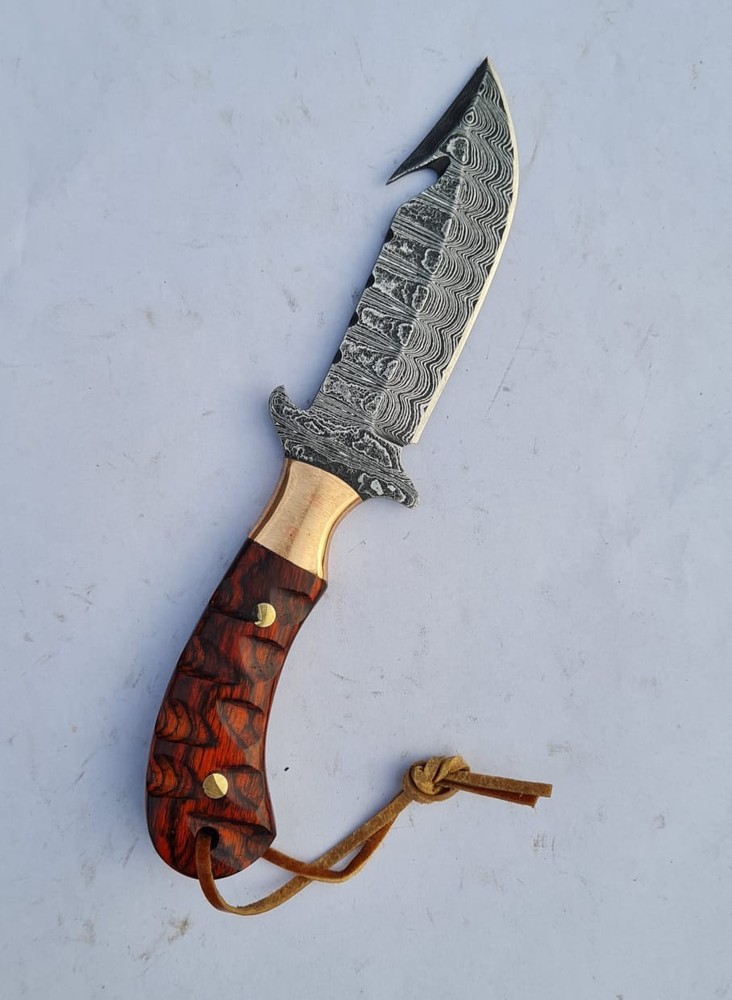 custom handmade fixed blade hunting knife