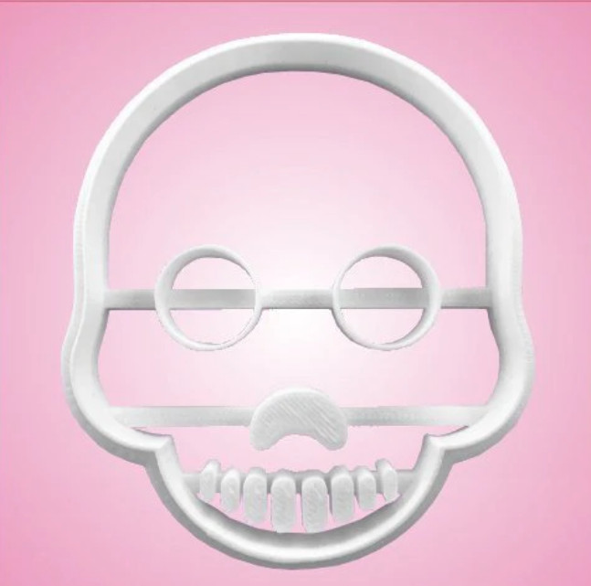 SKULL EMOJI COOKIE CUTTER