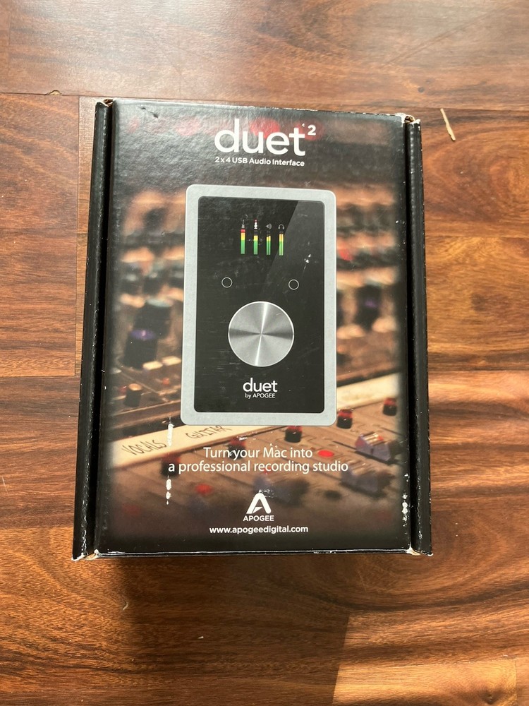 Apogee Duet 2 USB Audio Interface OLED Display w/ Breakout Cable, Box