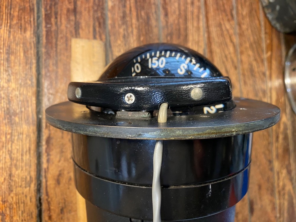 Lightly Used Danforth Constellation Dash Mount Compass 4" Card