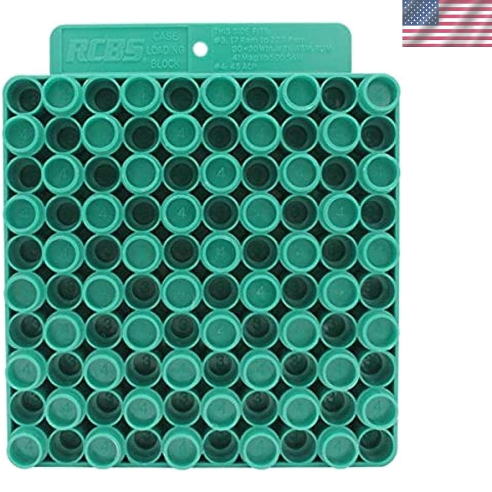 Double-Sided Reloading Block for Multi-Caliber Cases - Secure & Sturdy Design