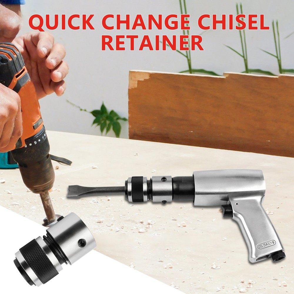 Quick Change Chisel Retainer Air Hammer Retaining Chuck Alloy Chisel Retainer