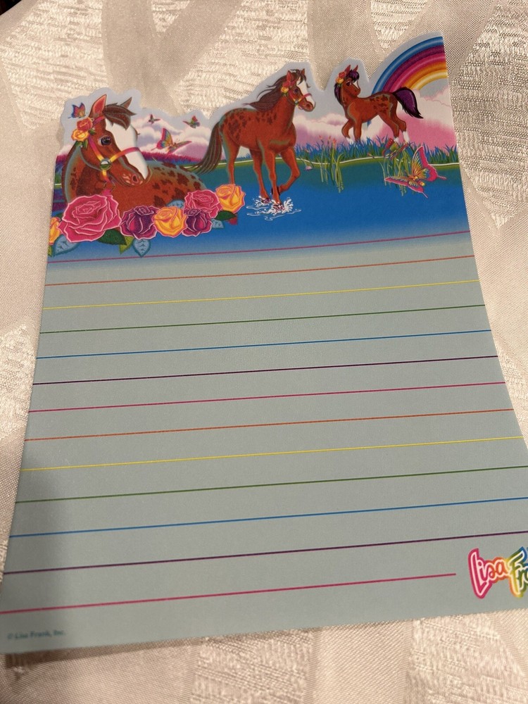 Vintage Lisa Frank Single Stationery Sheet + Envelope