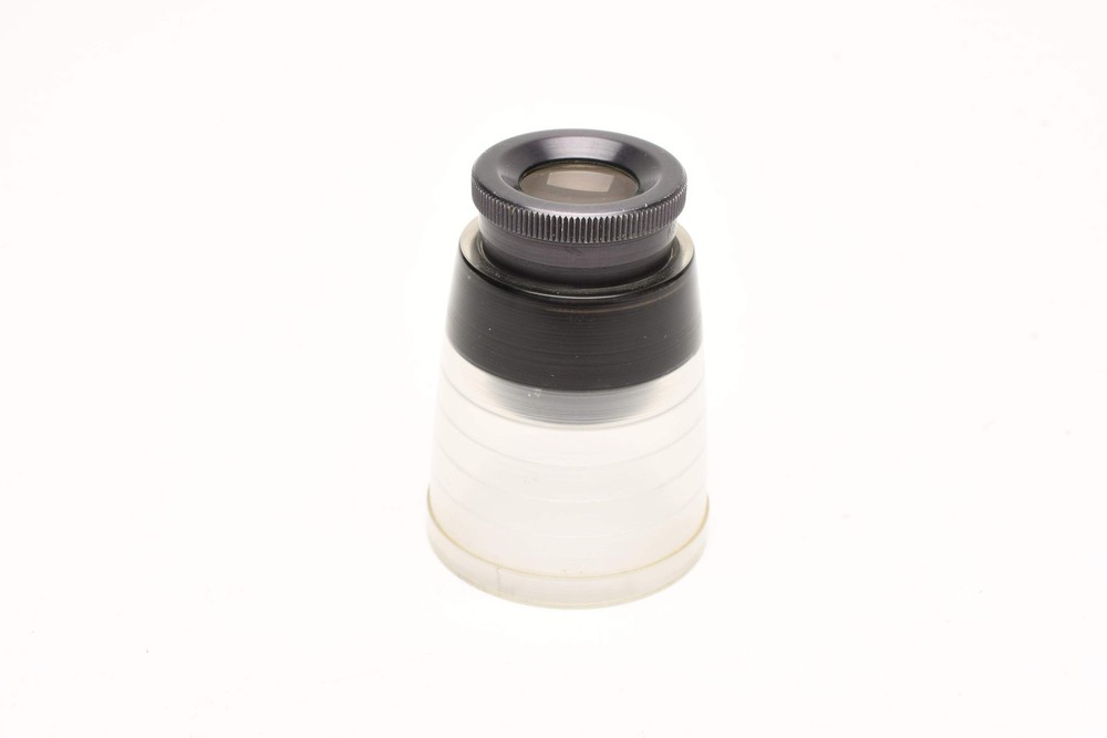 Kodak 5X Achromatic Optical loupe magnifier w/clear base, very sharp