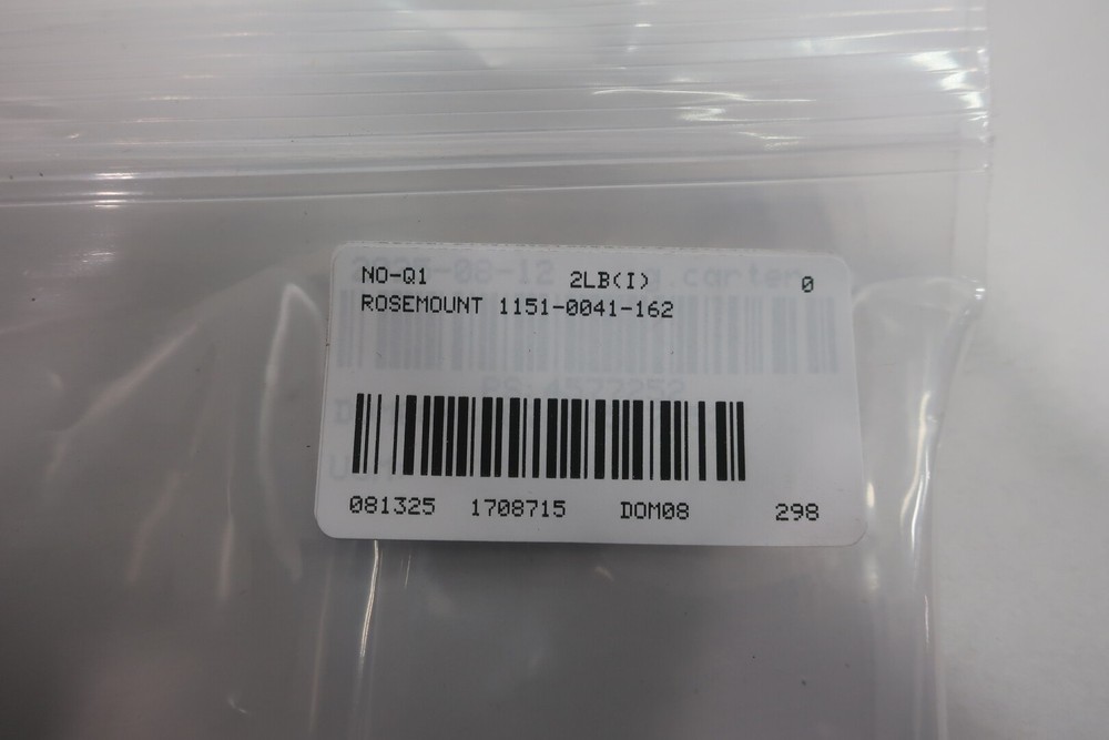 Rosemount 1151-0041-162 Pressure Transmitter Analog Sensor
