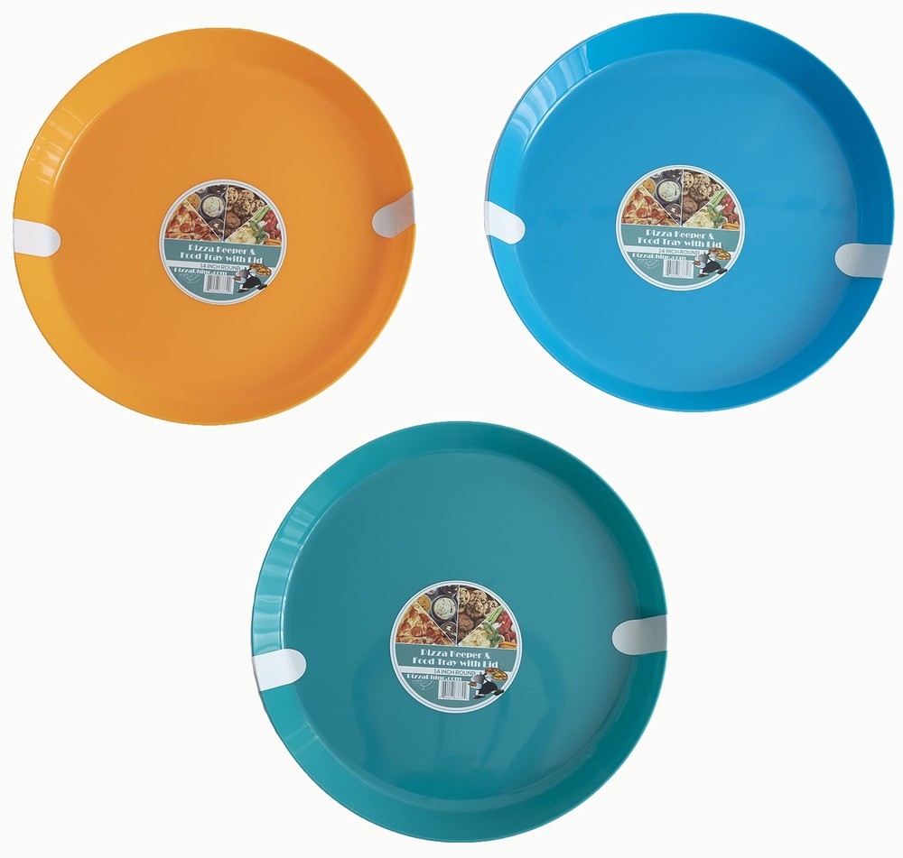 14inch Round Pizza Keeper Blue