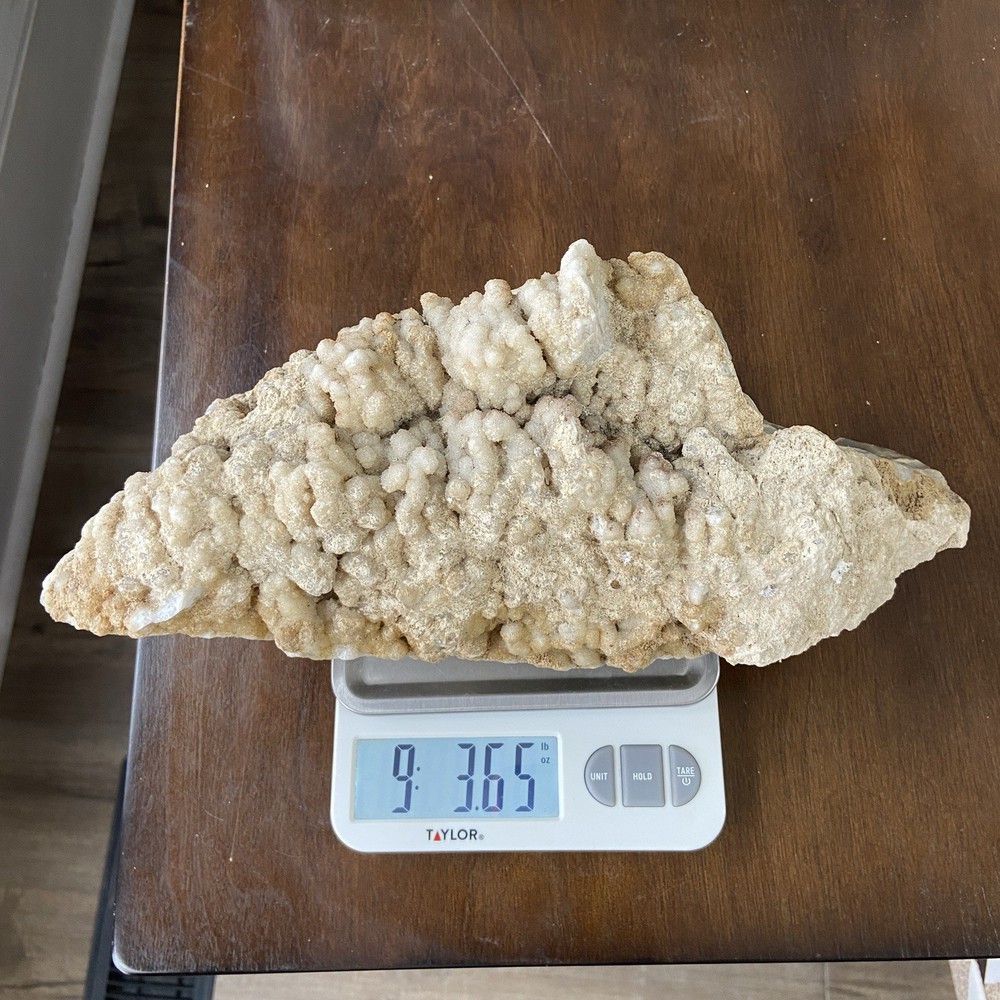 Massive Wyoming Lace Agate Rough With Botryoidal Druzy Quartz