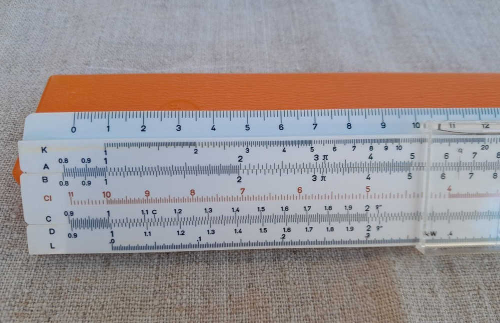 Vintage. Logarithmic ruler. USSR