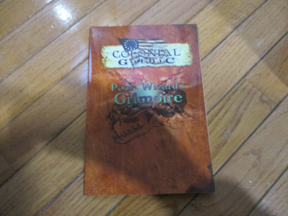 Colonial Gothic RPG Poor Wizard's Grimoire