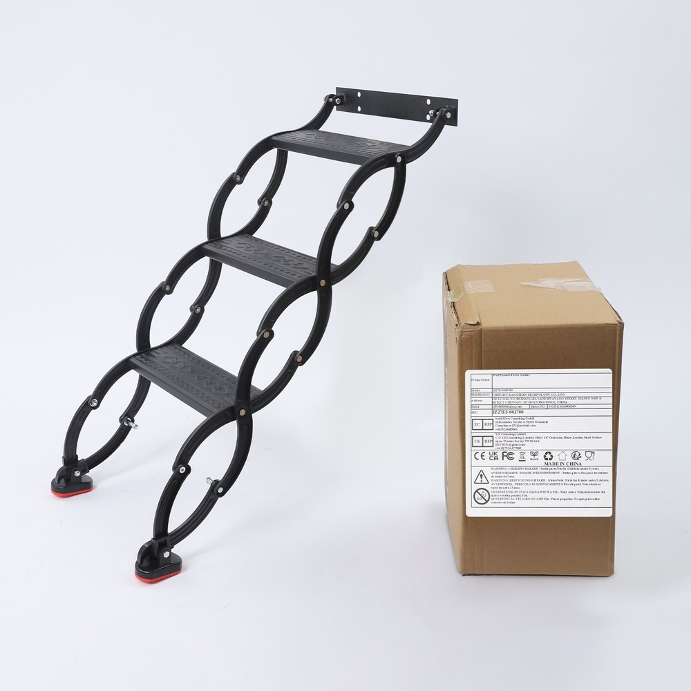 Wall Mounted Folding Ladder Telescoping Step Ladders Retractable Folding Stair