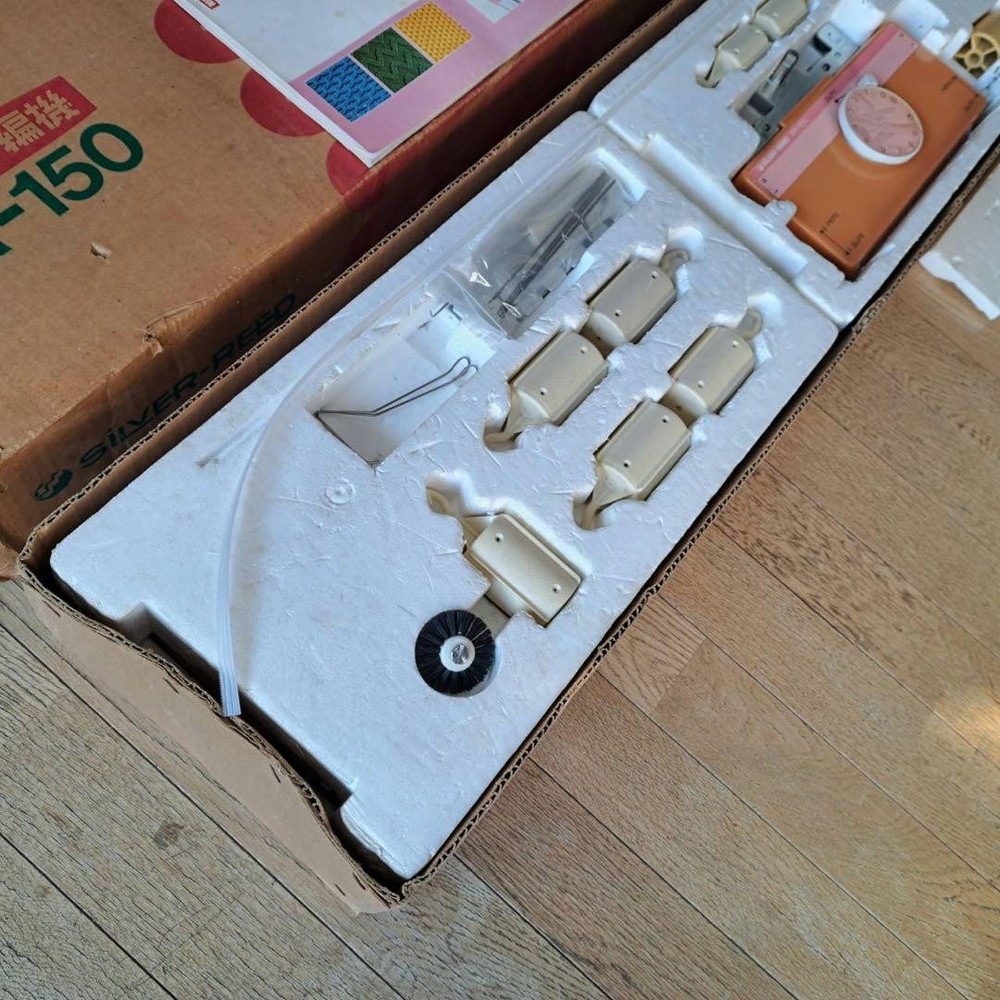 Silver Reed SR150 Ribber Attachment Serviced Complete Set Ready Use