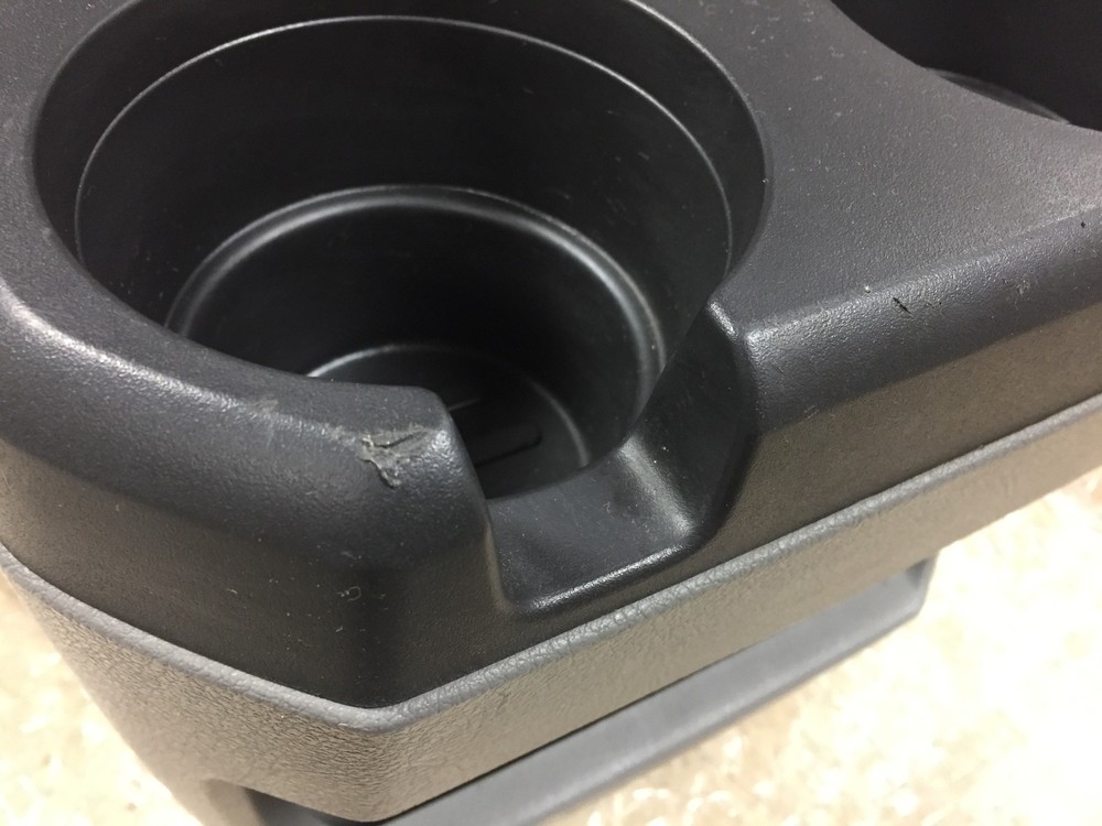 97-15 Ford E-150 E-250 E-350 E-450 Econoline Van Gray Center Console Cup Holder