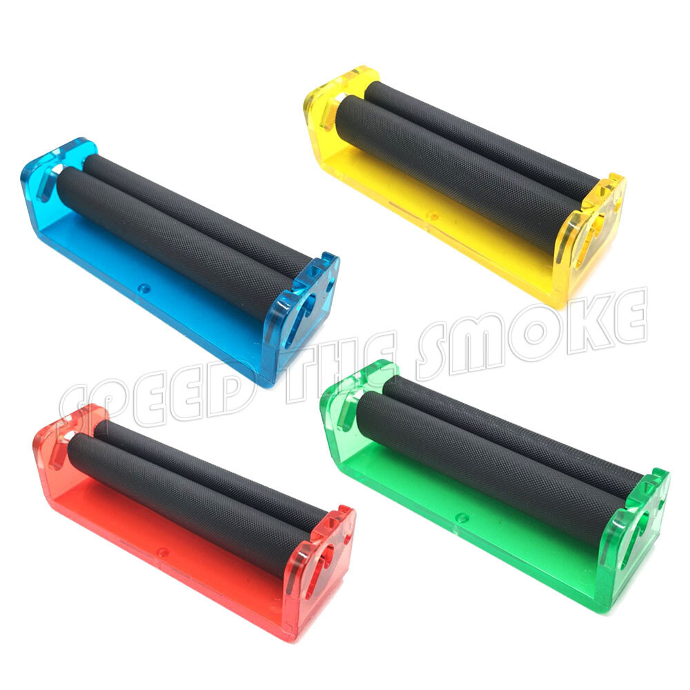 Plastic Rolling Papers Rolling Machine Cigarette Hand Roller Maker 70mm New