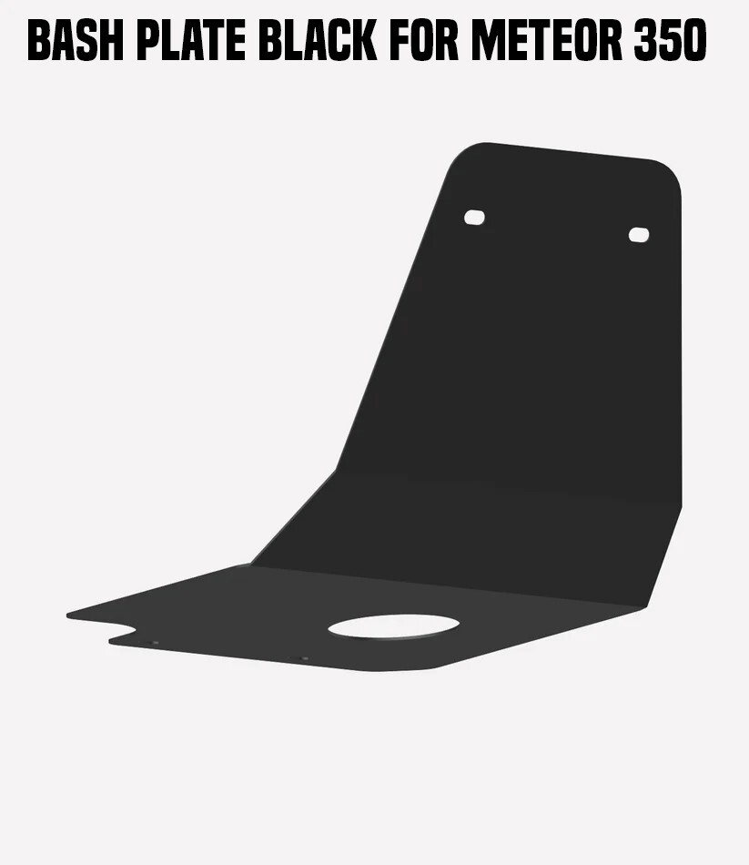BASH PLATE, BLACK FIT FOR ROYAL ENFIELD METEOR 350