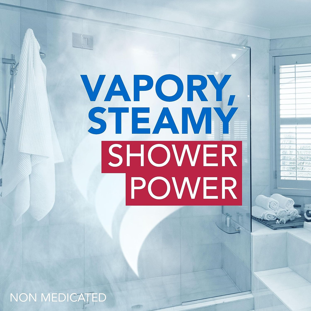 Vicks Vaposhower Plus Eucalyptus & Menthol Shower Steamers, 12 Count