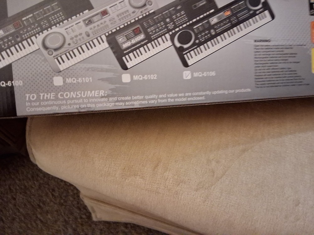 61 Key Electronic Keyboard