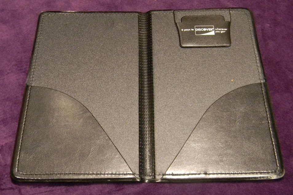 GUEST CHECK PRESENTERS - 25 PCS - DOUBLE PANEL DISCOVER RESTAURANT SERVER BOOKS