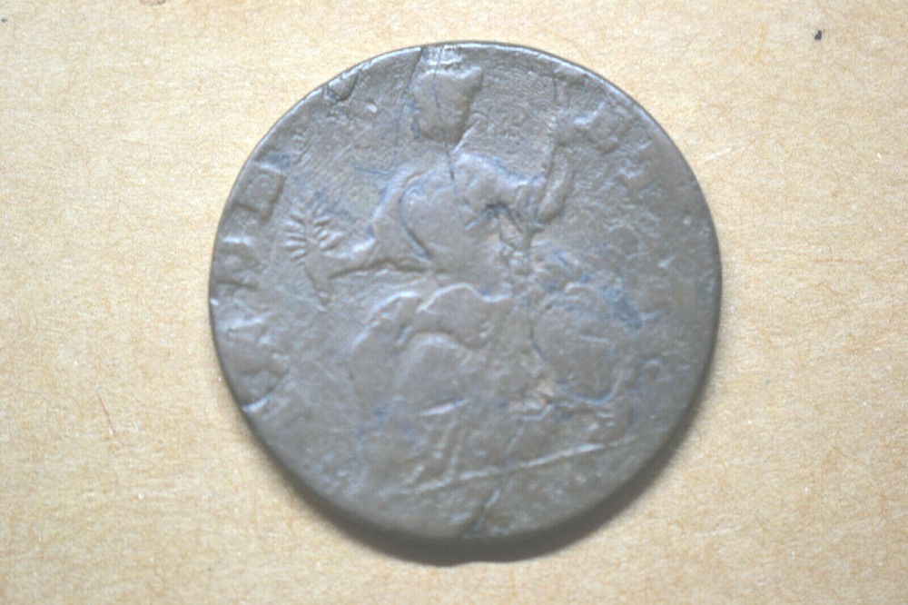 1786 Connecticut Colonial- Mailed Bust Left- W-2590- Fine