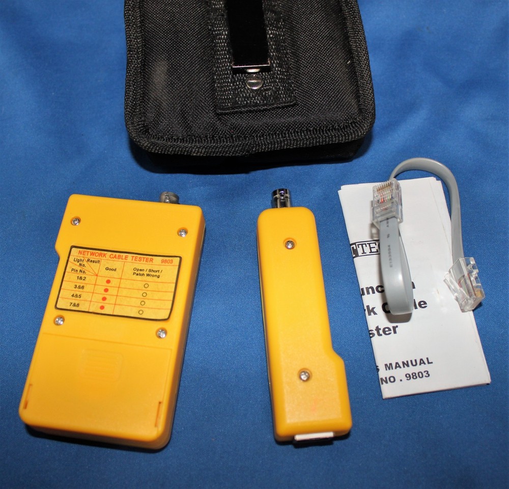 RightTech Tone Generator & Cable Probe Tracer Network Tester Kit 9803A