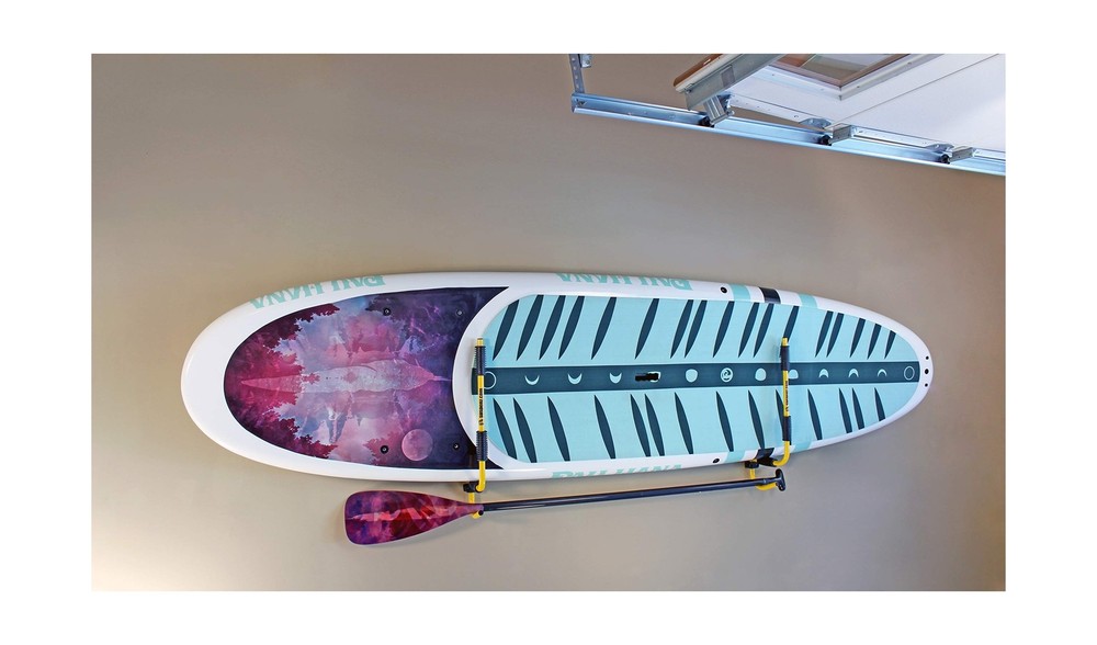 Suspenz Stand Up Paddle Board Rack, Surfboard Storage Hooks, SUP Folding Wall...