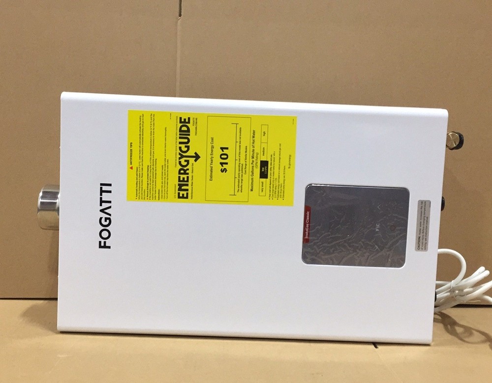 【99% NEW】Natural Gas Tankless Water Heater 4.0 GPM 90,000BTU Easy Install Indoor