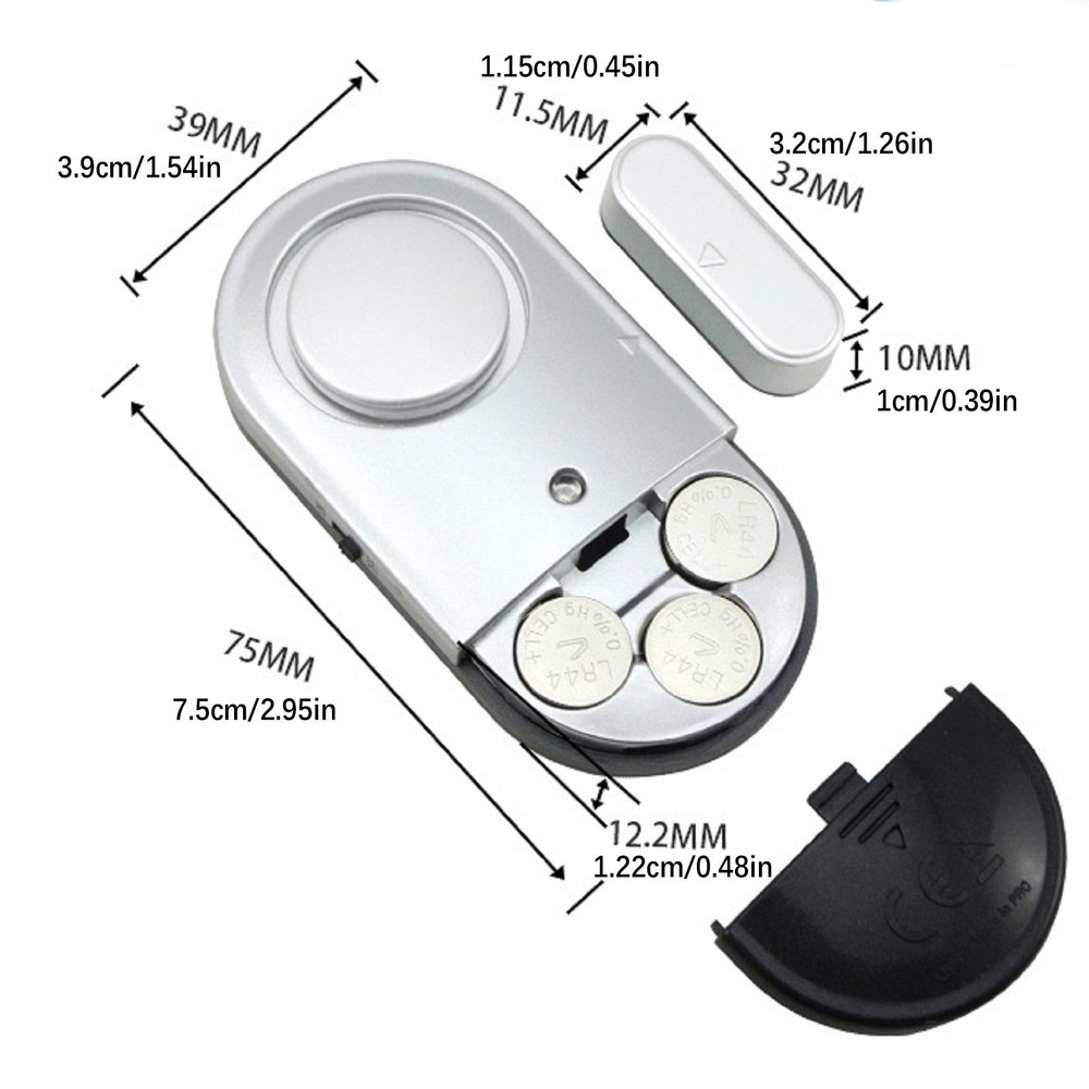 Home Safety Burglar Alarm Wireless System Security Device Door Window Sensor B