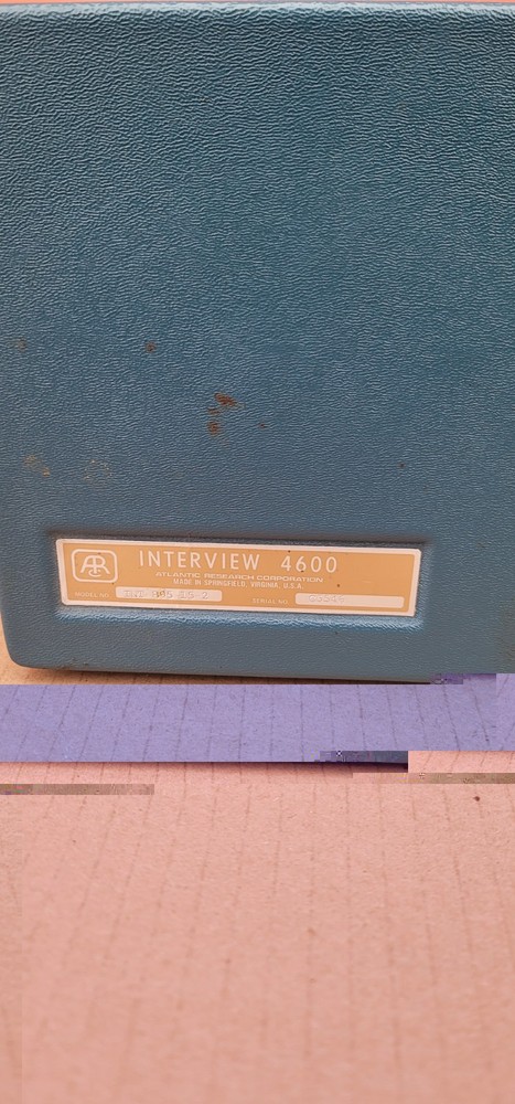 ARC Interview 4600 Data Protocol Analyzer