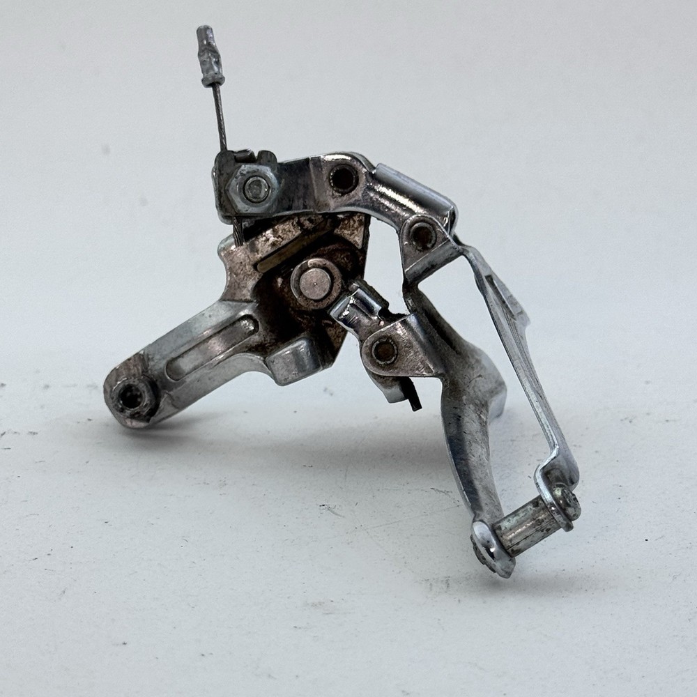 Vintage Shimano Altus Front Derailleur Clamp On Bottom Pull Double Silver A74