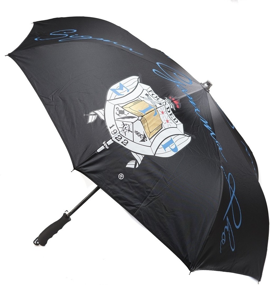 Sigma Gamma/&Gamma; Rho Large Inverted Umbrella [Black]