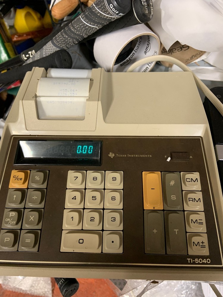 Texas Instruments ti-5040 Printing Calculator