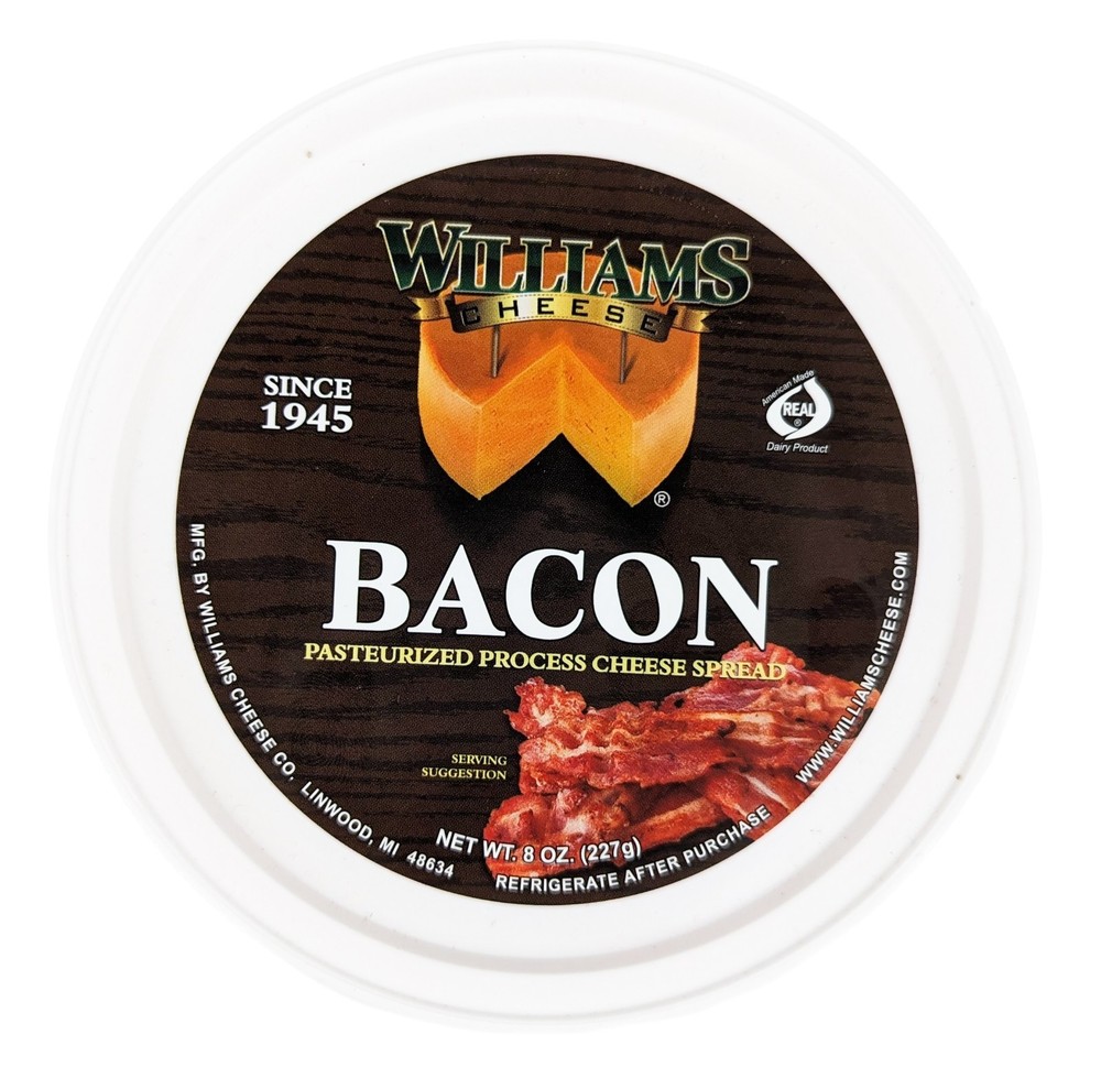 Williams Cheese Bacon Spread 8oz (Pack of 3)