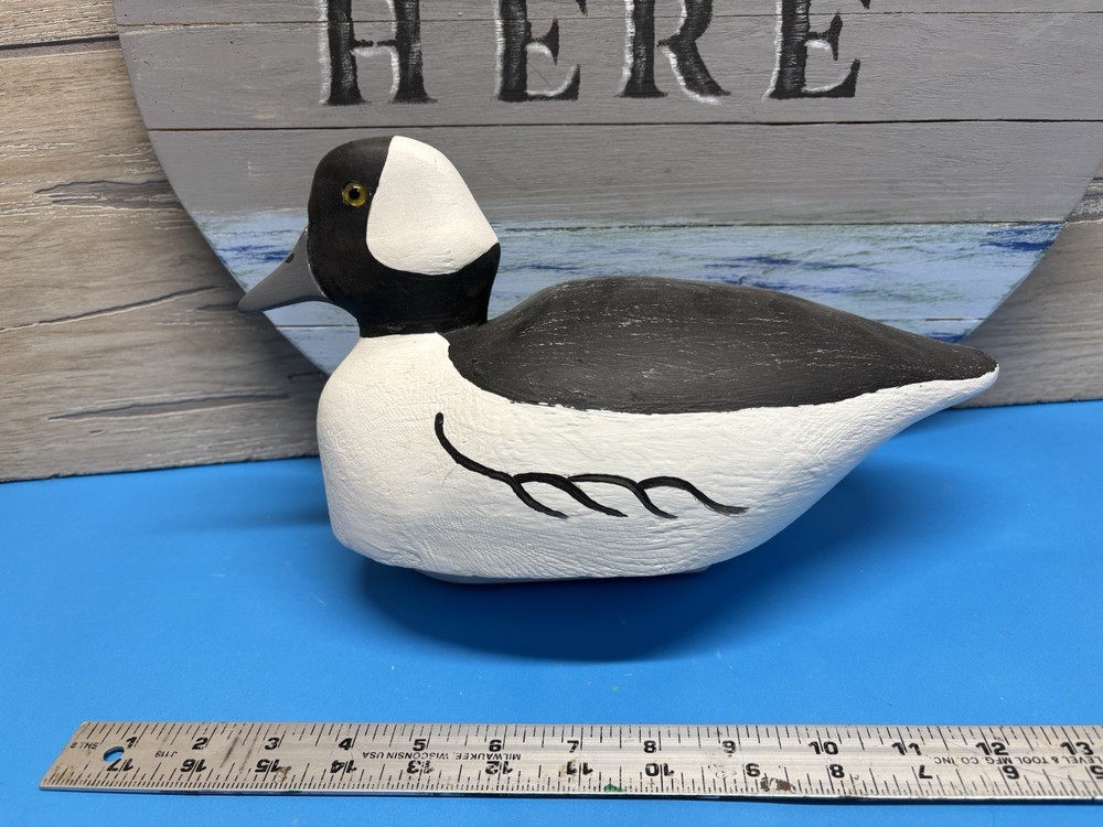 Pair Bufflehead Decoys Hand Carved