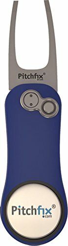 PITCHFIX HYBRID 2.0 BLUE/WHITE GOLF DIVOT TOOL