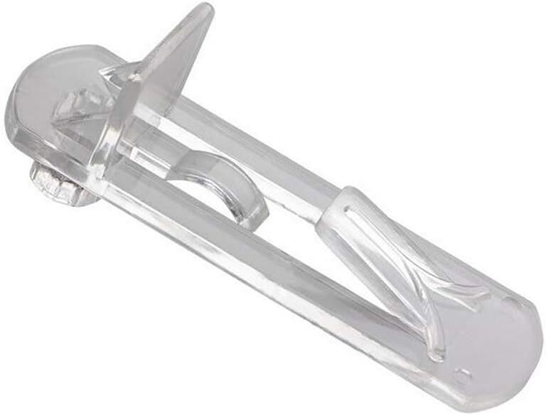 Transparent Shelf Support Pins 49Mm Self Locking Shelf Bracket 20 Pack