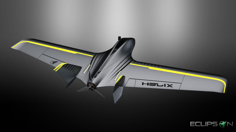 The Ravens Forge Eclipson HELIX 3D Printed PLA RC Airplane Kit