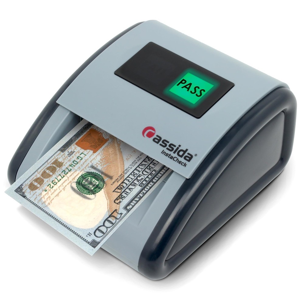 InstaCheck Small Footprint, Easy to Read Automatic Counterfeit Detector with