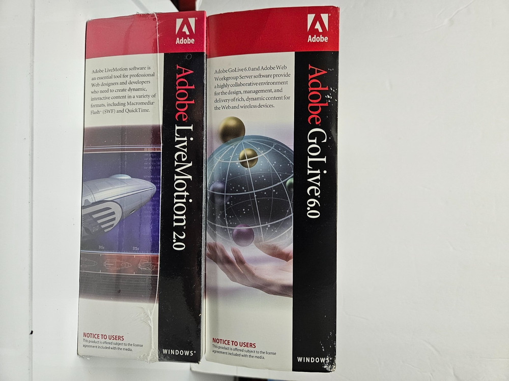 Adobe LiveMotion 2.0 & GoLive 6.0 For Mac 2000 Professional Web Graphics 2 Sets