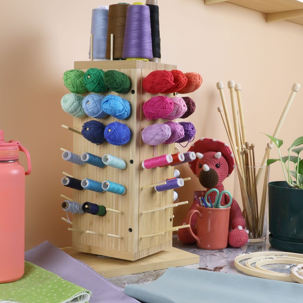 JubileeYarn 93-Spool Bamboo Rack