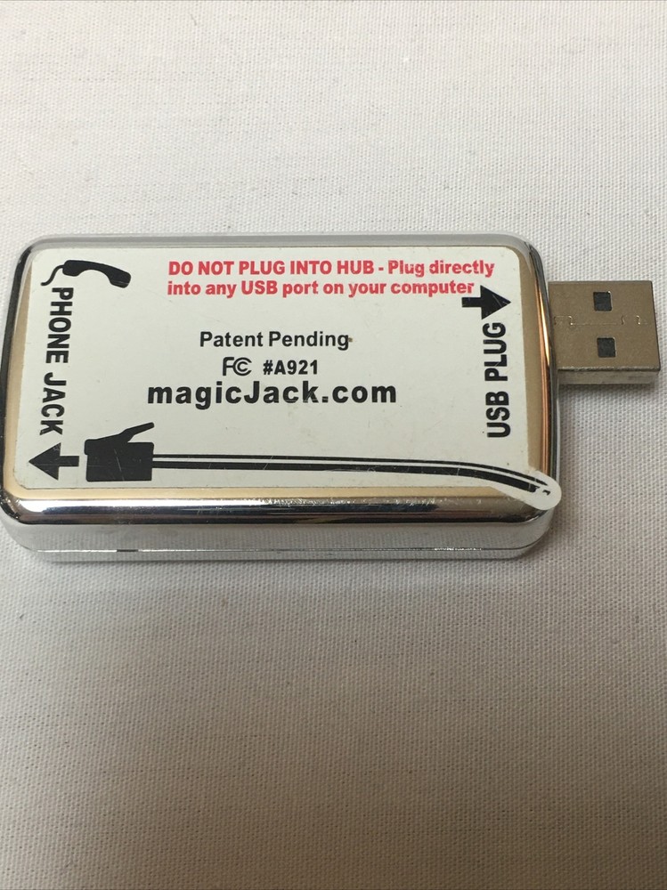 Magic Jack Telephone System Local Long Distance Calling USB EUC!