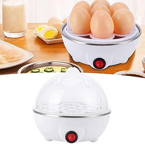 Electric Egg Boiler, Multifunctional 6 Egg Capacity Mini Eggs Cooker Steamer ...