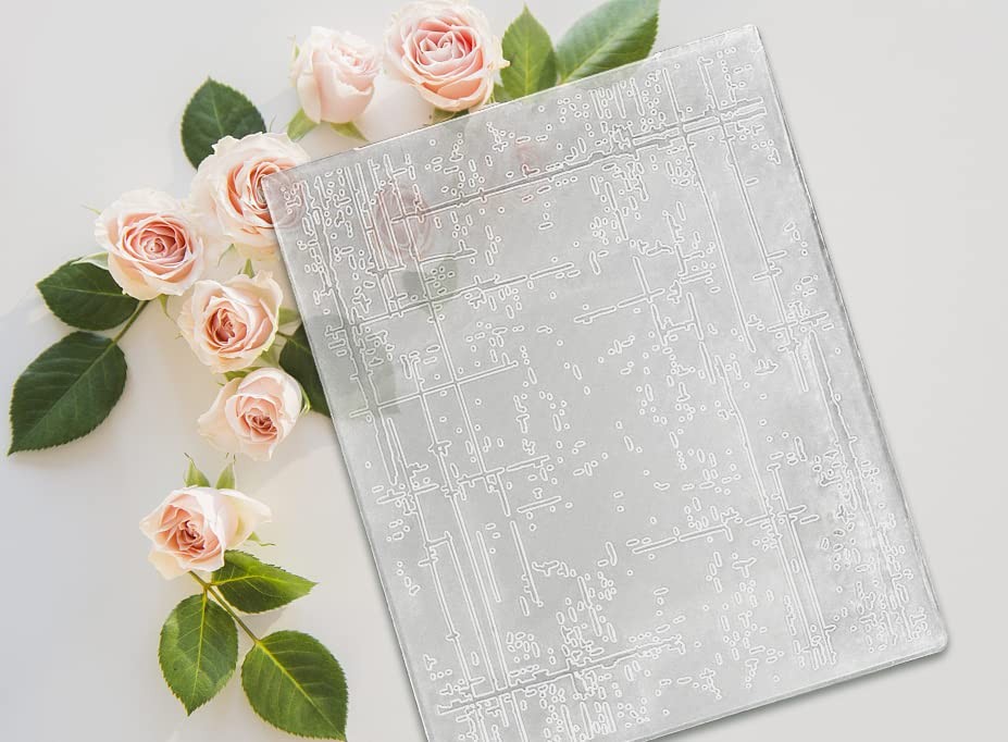 3D Textured Dot Background Embossing Folder for Card Making and Scrapbooking