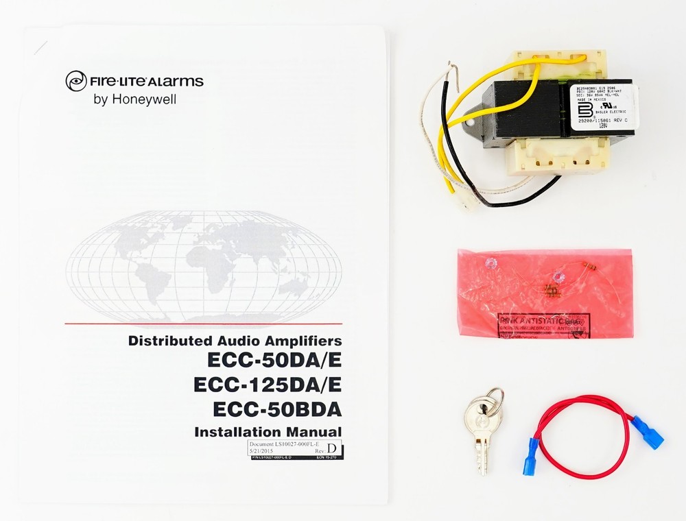 Honeywell Fire-Lite ECC-50DA Emergency Center Distributed Audio Amplifier