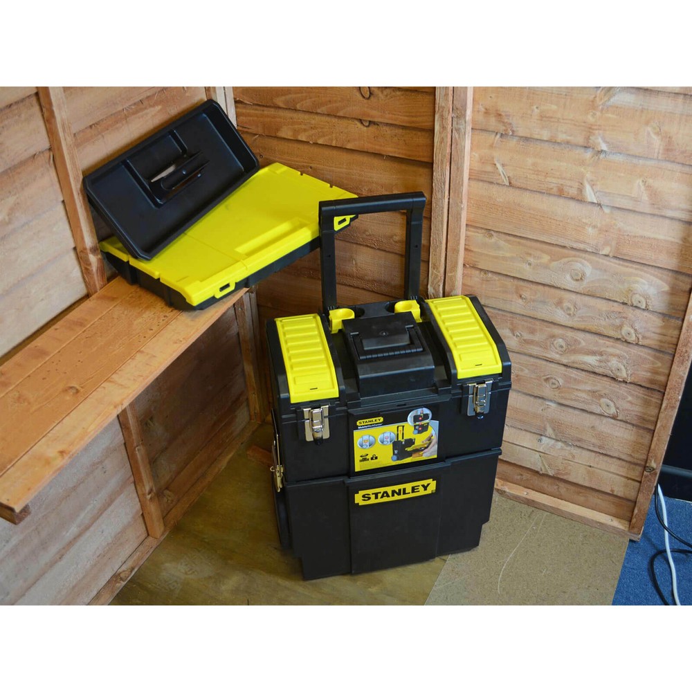 Stanley 3 in 1 Mobile Work Centre Tool Box Stack