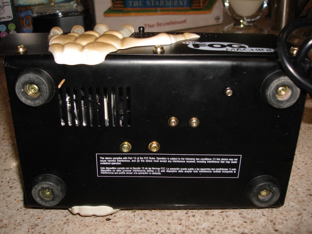 The Fog Machine w/Skeleton Hands EUC