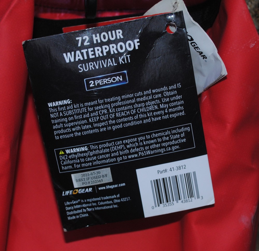 LifeGear Waterproof Survival Kit