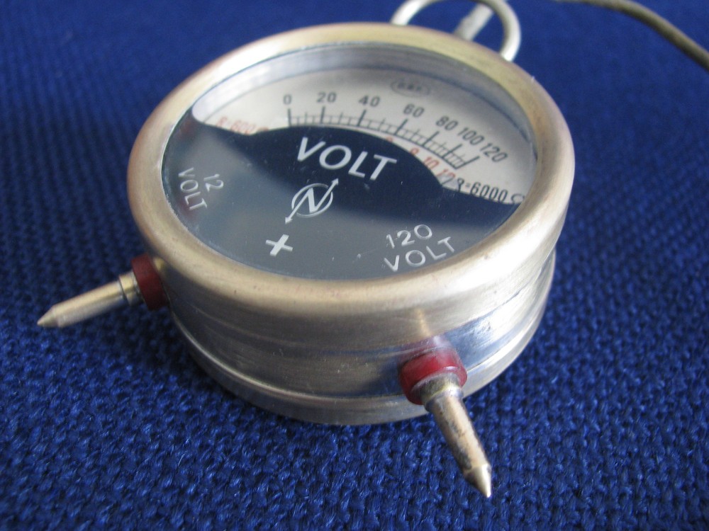 Antique Voltmeter - possibly Brass Casing