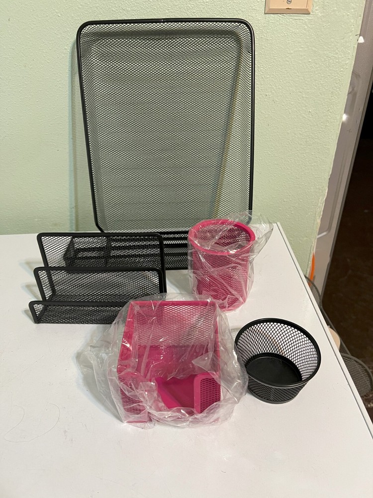 Wire Desk Accessories 6 pieces