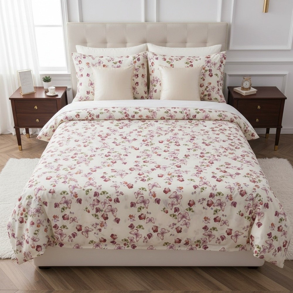 Sheet set for double bed MARTHA O'NEIL PAUL pink